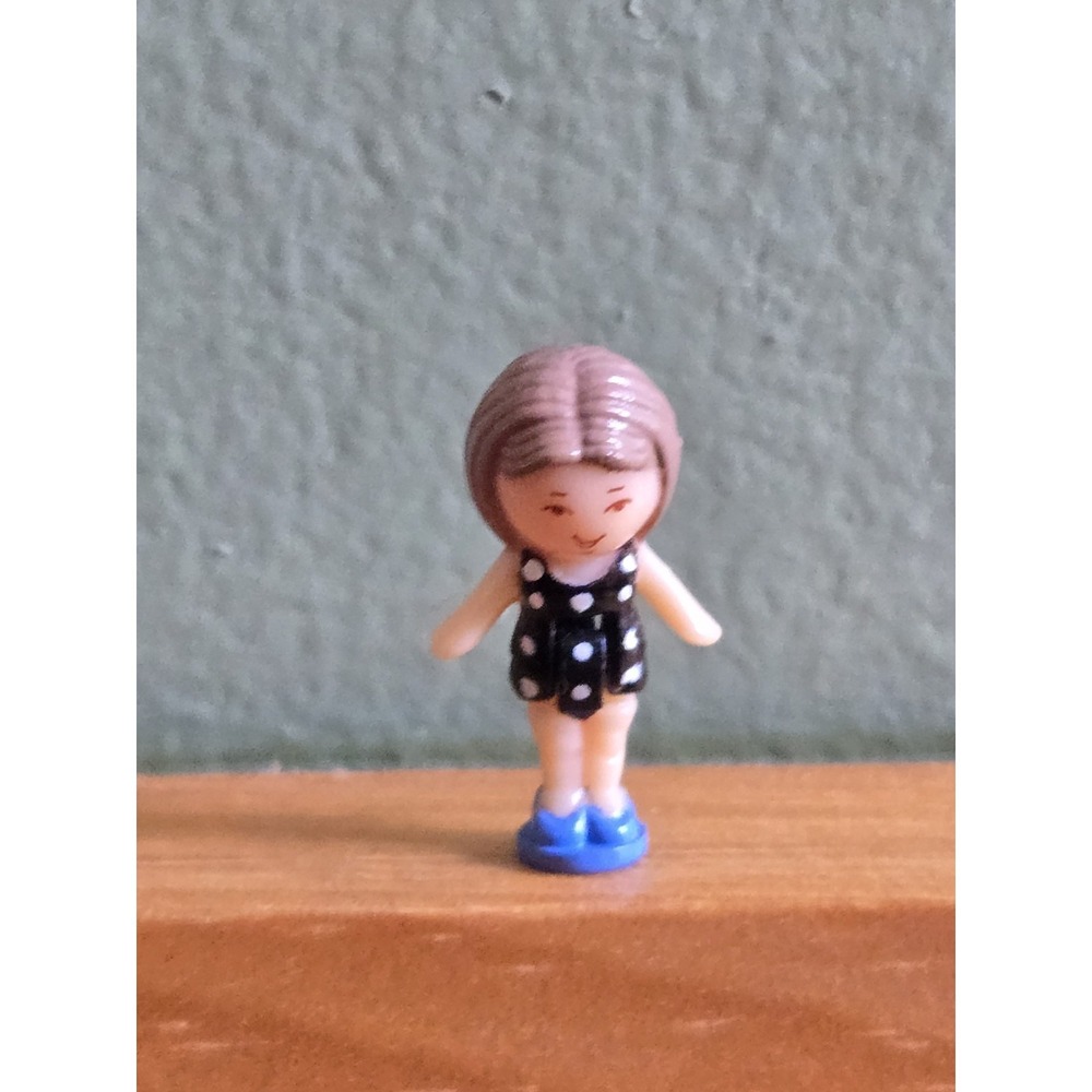 Polly Pocket Vintage 1990 Lulu in Her Necklace Bluebird Toys * Lulu Doll*